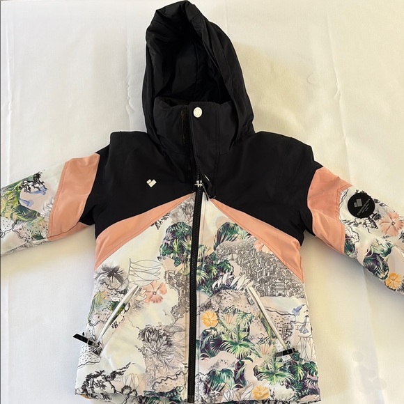 Kids Obermeyer Ski Jacket with Hood Girls 8 - Picture 1 of 11